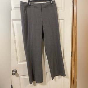 Rafaella Pants Size 12 Dressy Office Wear Career Work Print Trousers Womens Gray